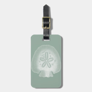 Silhouette Sand Dollar Luggage Tag