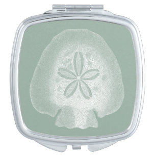 Silhouette Sand Dollar Mirror For Makeup