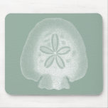 Silhouette Sand Dollar Mouse Pad
