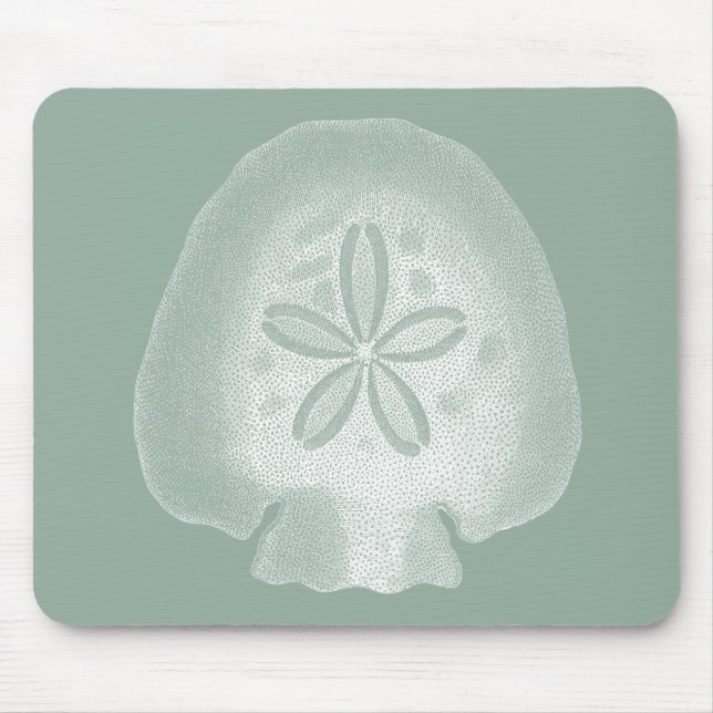 Silhouette Sand Dollar Mouse Pad (Front)