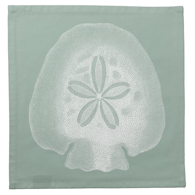 Silhouette Sand Dollar Napkin (Front)