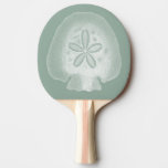 Silhouette Sand Dollar Ping-Pong Paddle