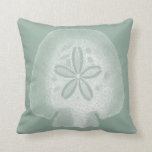 Silhouette Sand Dollar Throw Pillow