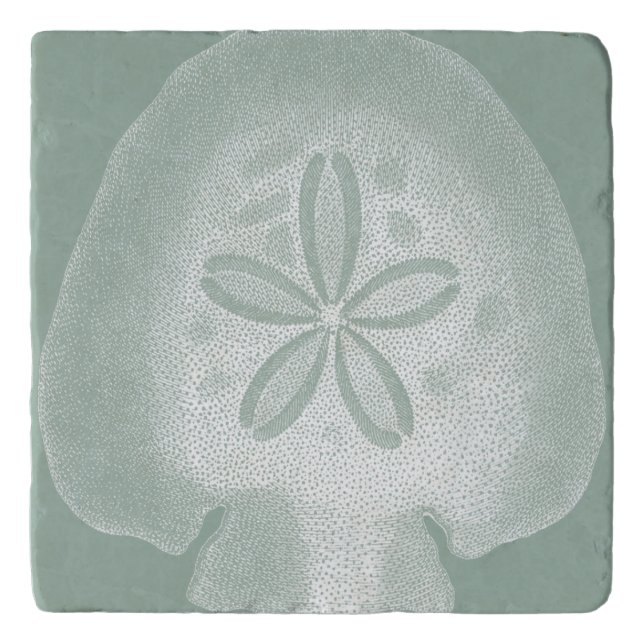 Silhouette Sand Dollar Trivet (Front)