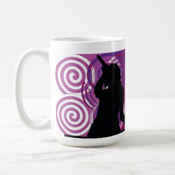Silhouette Singer Mug by ImGEEE at Zazzle