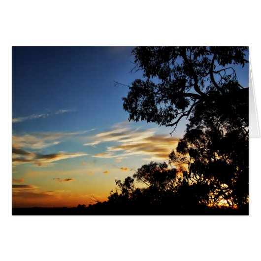 Silhouette Skyscapes Card (Front Horizontal)