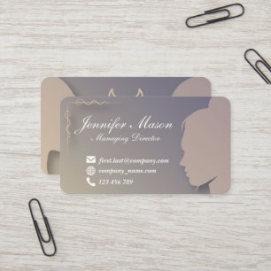 Silhouette Styled business card 1