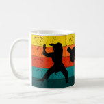 Silhouette Sunset Martial Arts Sports Coffee Mug