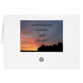 Silhouette Sunset Series 2 Cards (Back Horizontal)