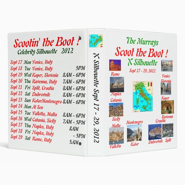 SILHOUETTE WHITE RING BINDER 2012  SEPT (Background)