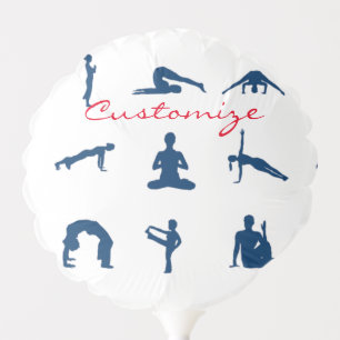 Silhouette Yoga Poses Thunder_Cove Balloon