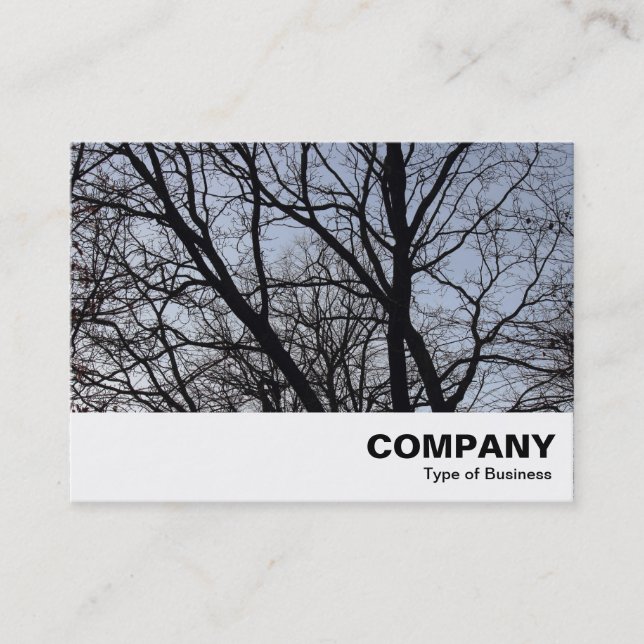 Silhouetted Branches Business Card (Front)