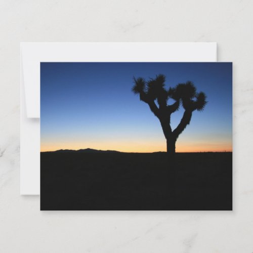 Silhouetted Joshua Tree Invitations