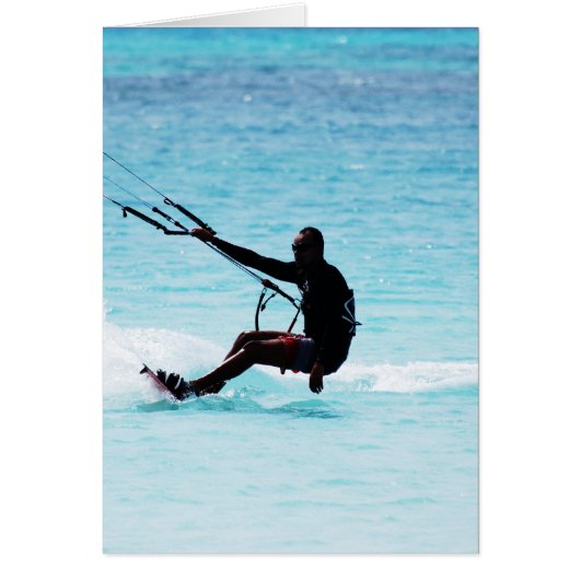 Silhouetted Kitesurfer (Front)