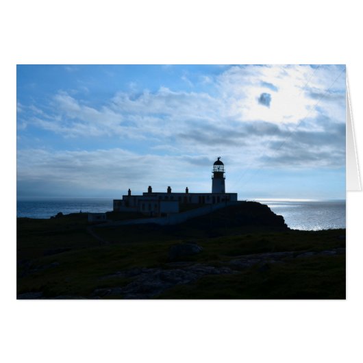 Silhouetted Neist Point Lighthouse (Front Horizontal)