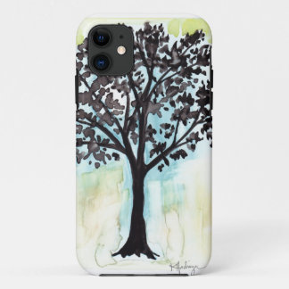 silhouetted tree iPhone 11 case