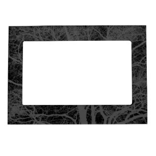 Silhouetted trees magnetic frame
