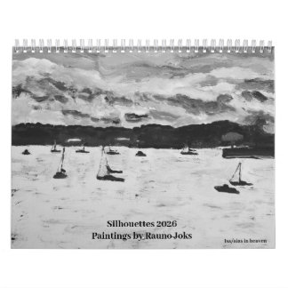 Silhouettes 2026, Paintings by Rauno JoksCalendar Calendar