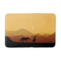 Silhouettes In The Desert