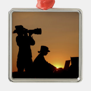 Silhouettes Metal Ornament