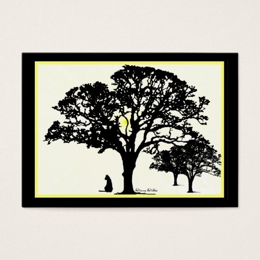 Silhouettes Miniature Artwork Cards (Front)