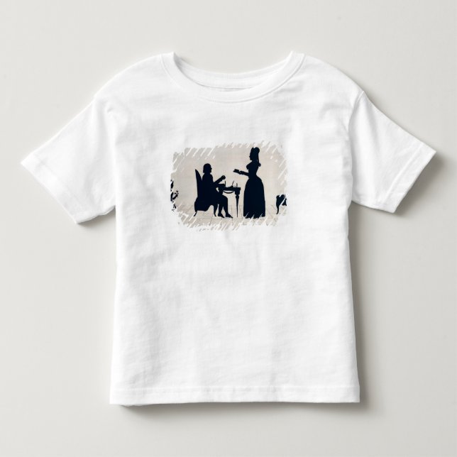 Silhouettes of Monsieur and Madame Roland Toddler T-shirt (Front)