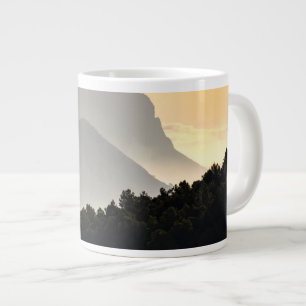 Silhouettes of Mountains Giant Coffee Mug