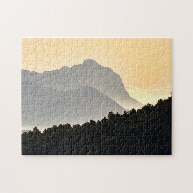 Silhouettes of Mountains Jigsaw Puzzle (Horizontal)