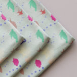 Silhouettes of the sea  fabric