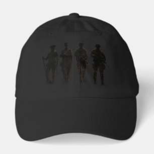 Silhouettes Through History Patriotic  Hat