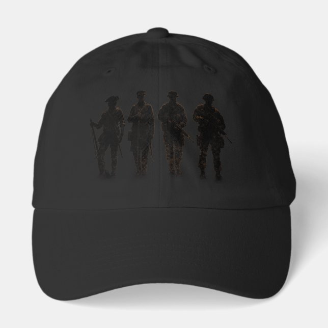 Silhouettes Through History Patriotic  Hat (Front)