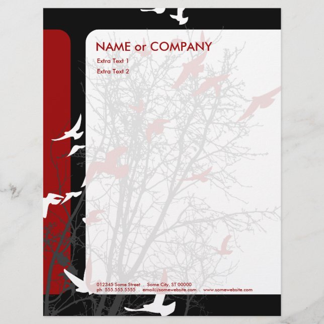 silhouscreen birds letterhead (Front)