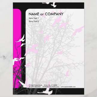 silhouscreen birds letterhead