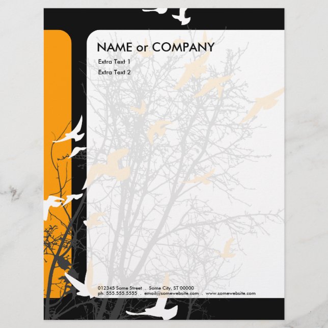 silhouscreen birds letterhead (Front)