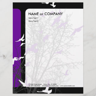 silhouscreen birds letterhead