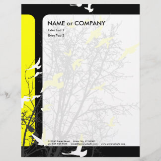 silhouscreen birds letterhead