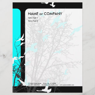 silhouscreen birds letterhead