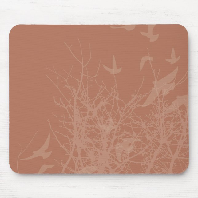 silhouscreen birds mouse pad (Front)
