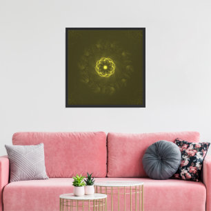 Silica Bloom Wallpaper Canvas Print