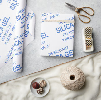 Silica Gel Pack Desiccant Novelty Wrapping Paper