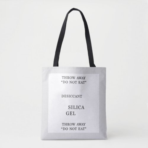 Silica Gel Pack Design Tote Bag