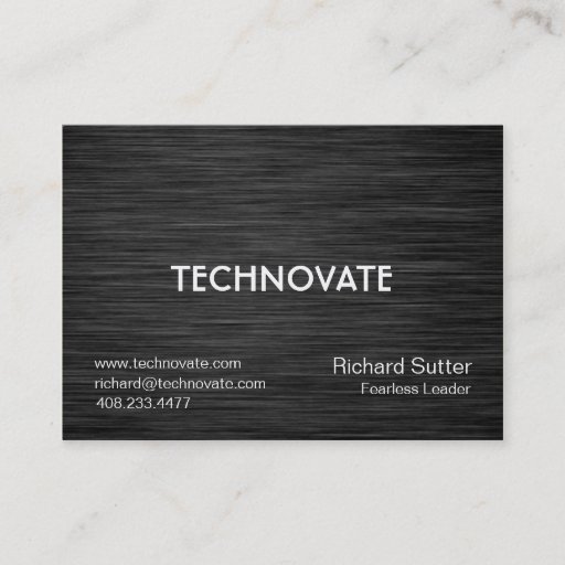 Customizable Silicon 103C Business Card Template