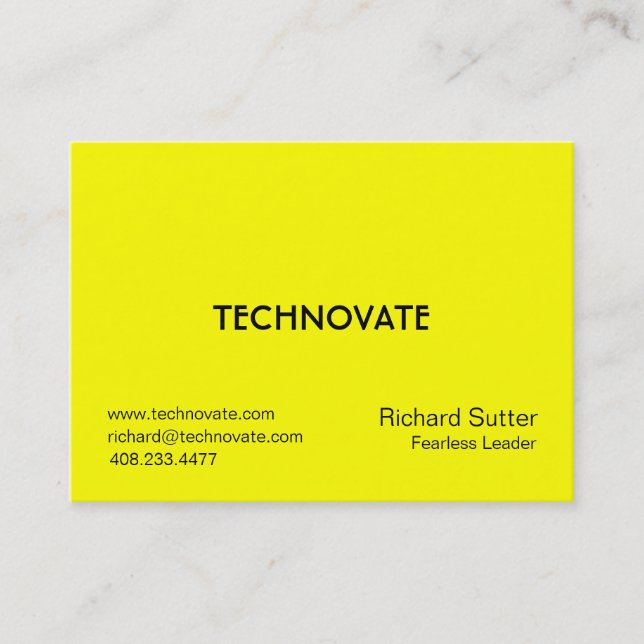 Silicon Business Card (Front)