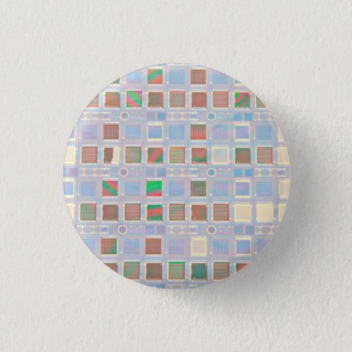 Silicon Chips on a Wafer Button