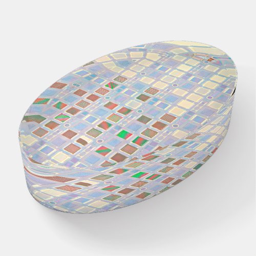 Silicon Chips on a Wafer Paperweight