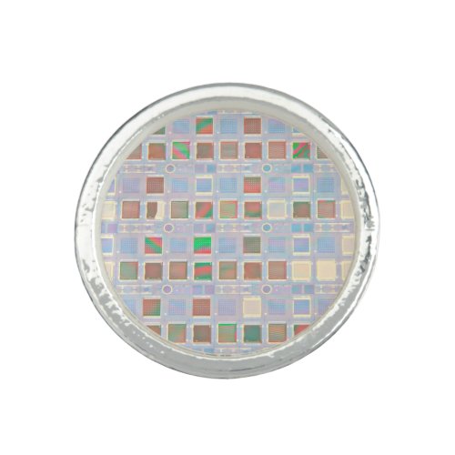Silicon Chips on a Wafer Photo Ring
