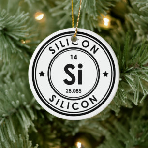 Silicon Element Ceramic Ornament