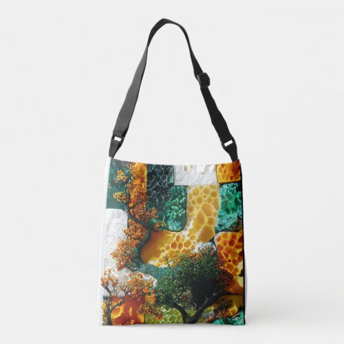 Silicon Grove Where Nature and Technology Converg Crossbody Bag