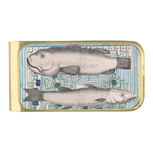 Silicon Valley Fish and Chips Gold Finish Money Clip