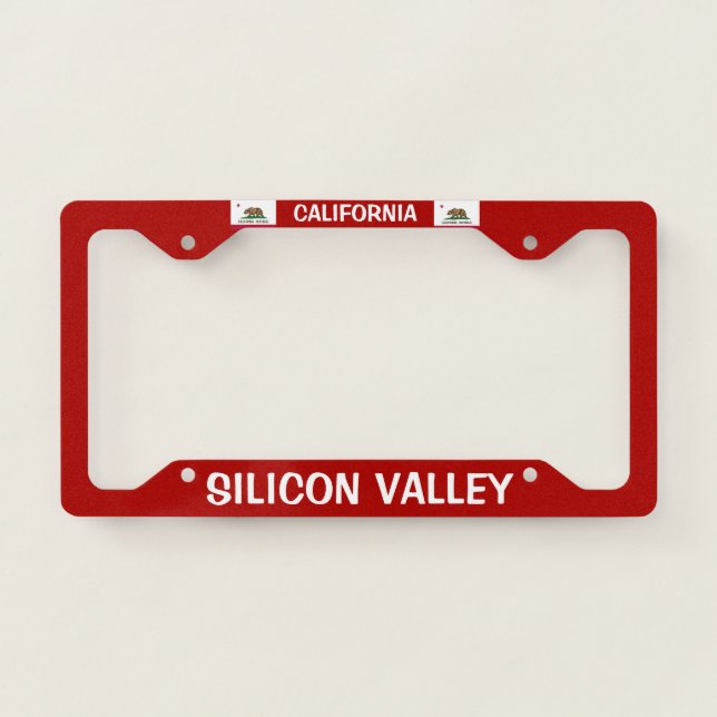 Silicon Valley License Plate Frame (Front)
